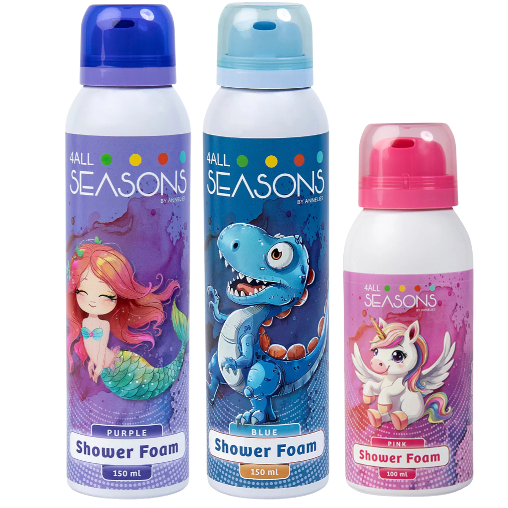 2+1 GRATIS - 2x 4All Seasons Shower Foam 150 ml + 1x Shower Foam 100 ml GRATIS