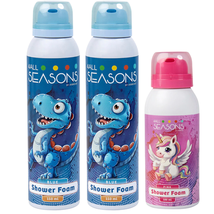 2+1 GRATIS - 2x 4All Seasons Shower Foam 150 ml + 1x Shower Foam 100 ml GRATIS
