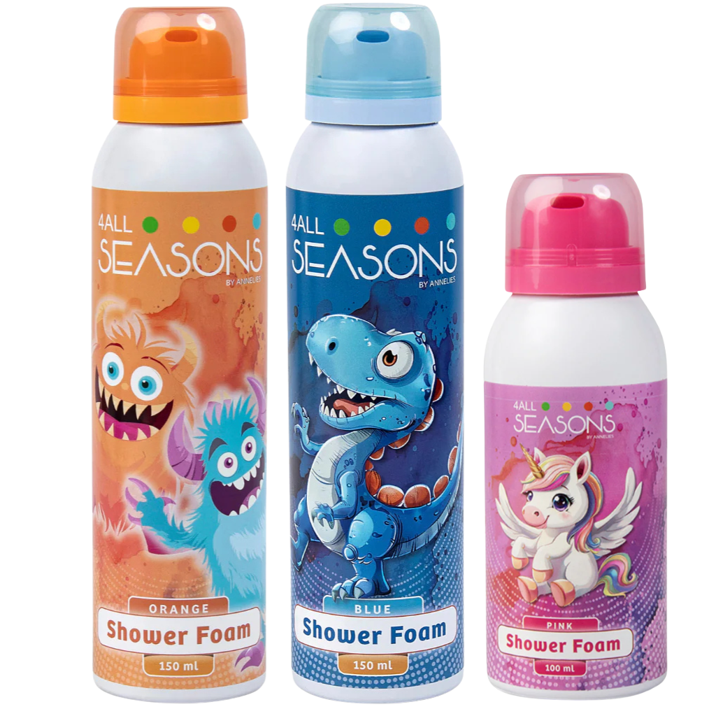 2+1 GRATIS - 2x 4All Seasons Shower Foam 150 ml + 1x Shower Foam 100 ml GRATIS