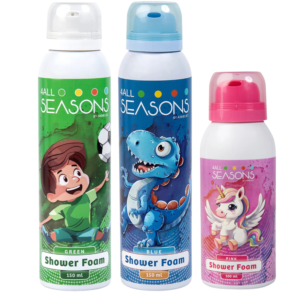 2+1 GRATIS - 2x 4All Seasons Shower Foam 150 ml + 1x Shower Foam 100 ml GRATIS