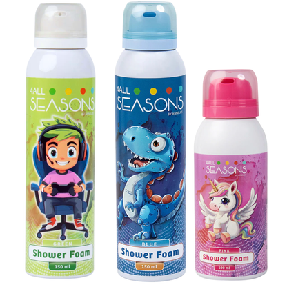 2+1 GRATIS - 2x 4All Seasons Shower Foam 150 ml + 1x Shower Foam 100 ml GRATIS