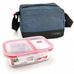 Koeltas Real met glazen lunchbox