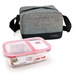 Koeltas Real met glazen lunchbox