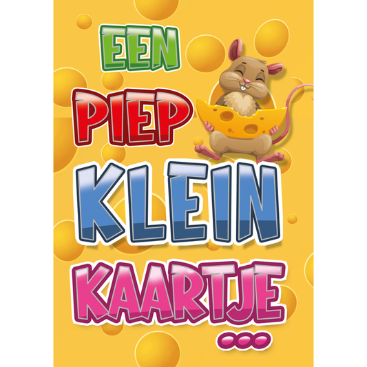 Maxi Kaart - Een piep klein kaartje