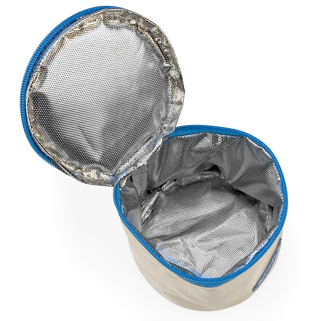 Becooler koeltasje voor fruit met koelelement
