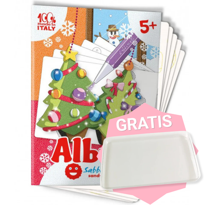 Zandschilderen - Tekeningen set + GRATIS transparant onderblad