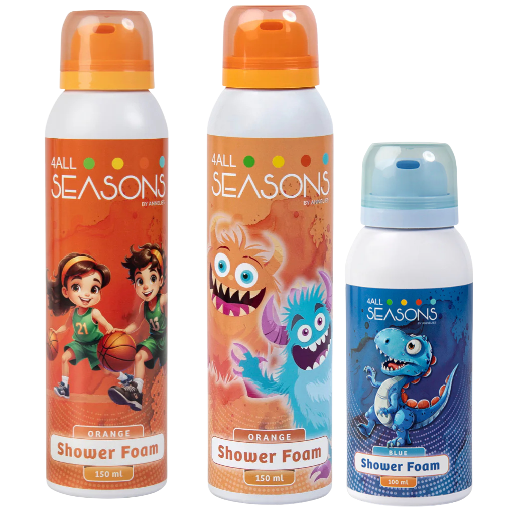 2+1 GRATIS - 2x 4All Seasons Shower Foam 150 ml + 1x Shower Foam 100 ml GRATIS