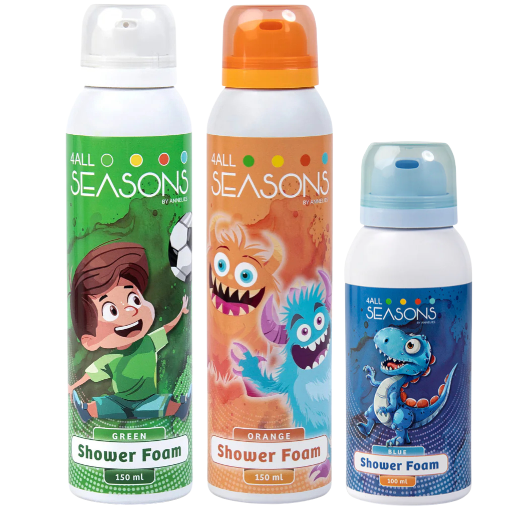 2+1 GRATIS - 2x 4All Seasons Shower Foam 150 ml + 1x Shower Foam 100 ml GRATIS