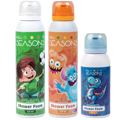 2+1 GRATIS - 2x 4All Seasons Shower Foam 150 ml + 1x Shower Foam 100 ml GRATIS
