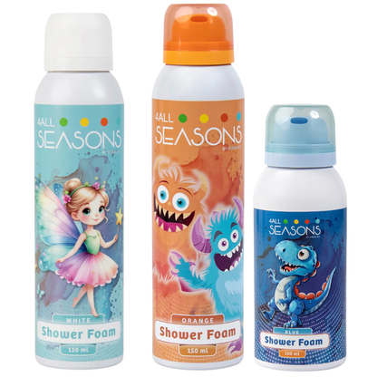 2+1 GRATIS - 2x 4All Seasons Shower Foam 150 ml + 1x Shower Foam 100 ml GRATIS