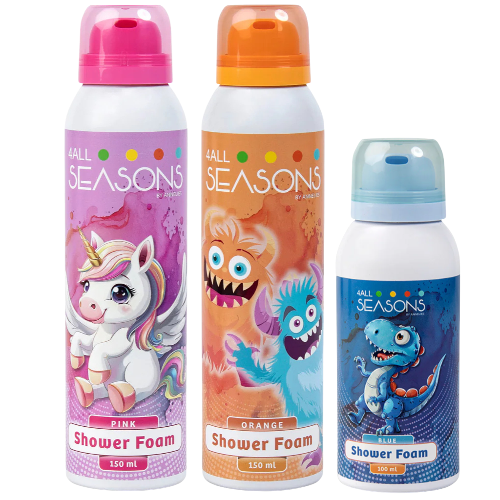 2+1 GRATIS - 2x 4All Seasons Shower Foam 150 ml + 1x Shower Foam 100 ml GRATIS