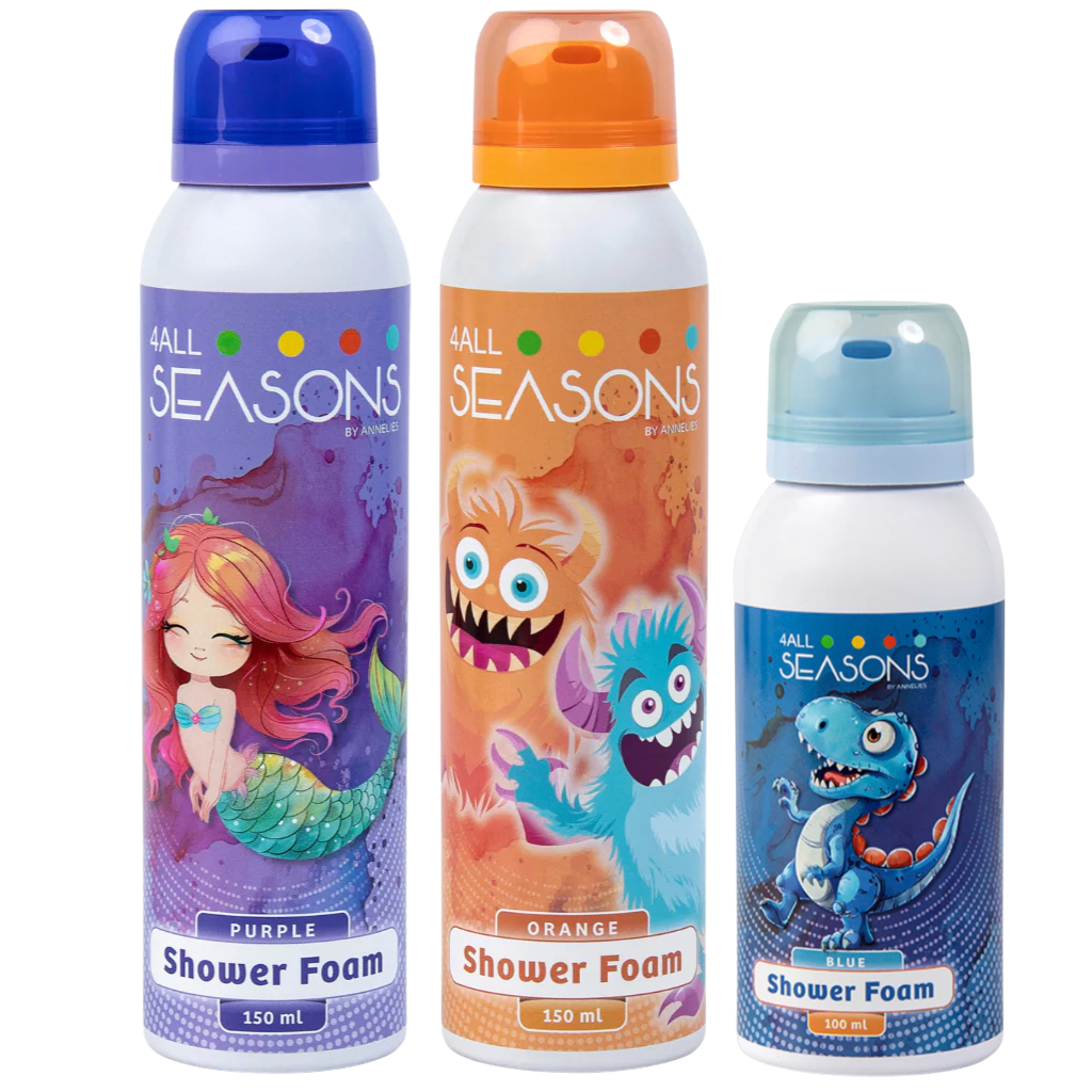 2+1 GRATIS - 2x 4All Seasons Shower Foam 150 ml + 1x Shower Foam 100 ml GRATIS