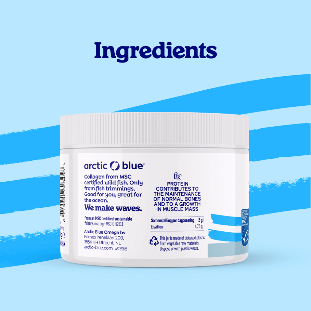 Puur collageen poeder van vis – Naturel