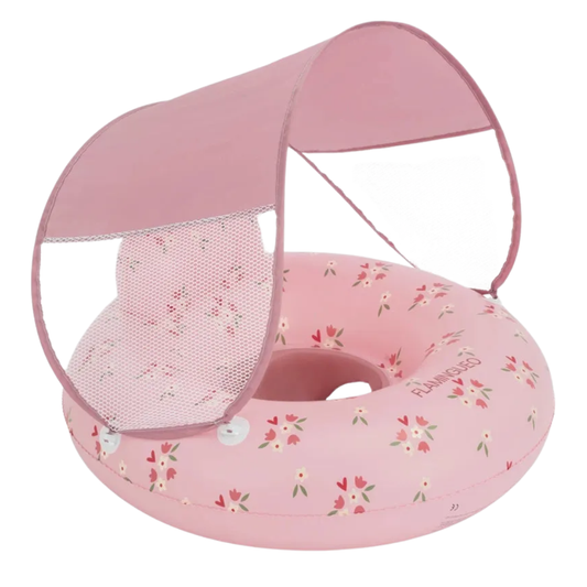 Zwemband voor baby's met zitje en zonkap