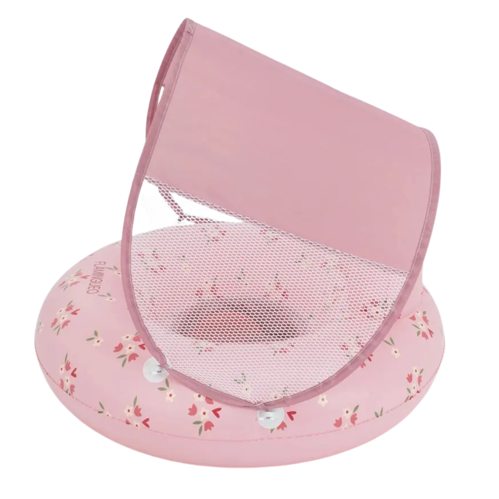 Zwemband voor baby's met zitje en zonkap
