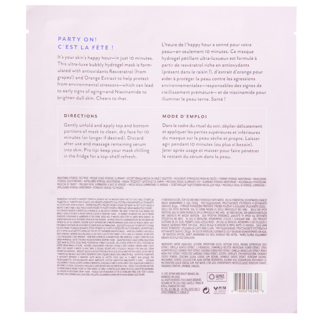 Patchology - Hydrogel gezichtsmasker