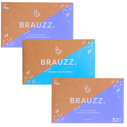 Brauzz wasstrips – 3 stuks - 96 wasbeurten