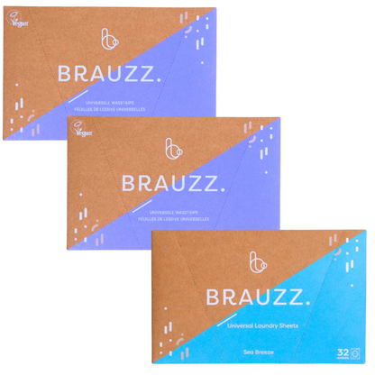 Brauzz wasstrips – 3 stuks - 96 wasbeurten