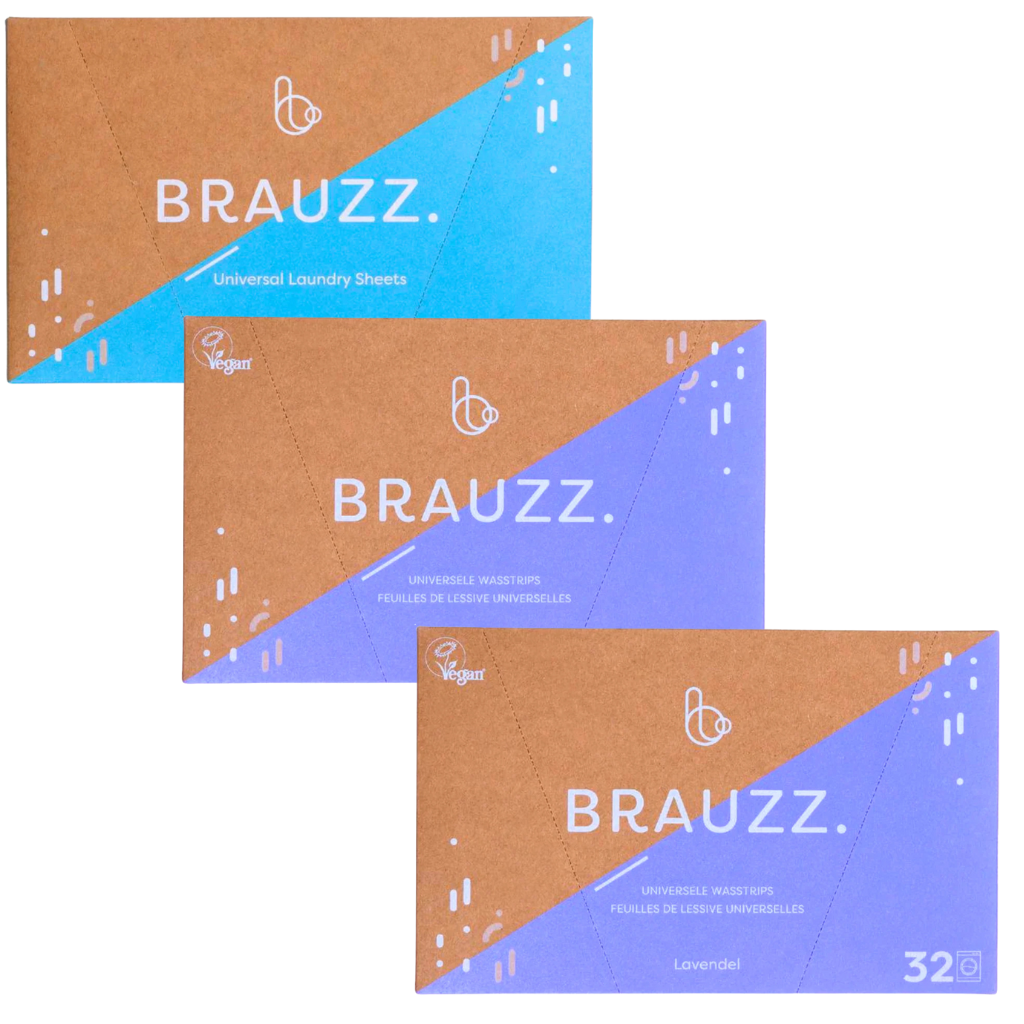 Brauzz wasstrips – 3 stuks - 96 wasbeurten