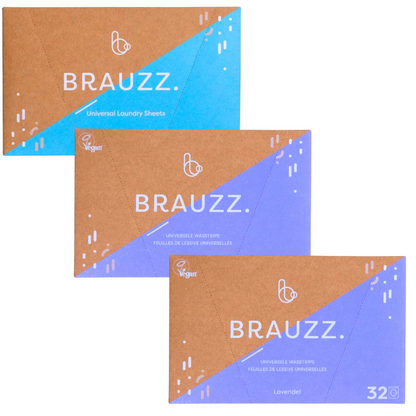 Brauzz wasstrips – 3 stuks - 96 wasbeurten