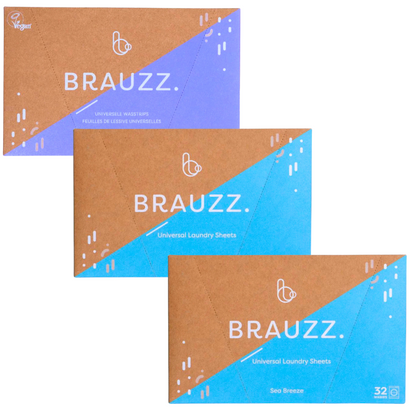 Brauzz wasstrips – 3 stuks - 96 wasbeurten