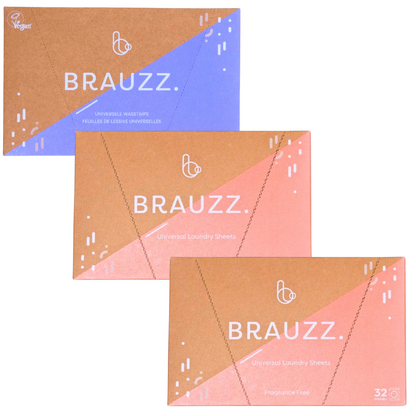 Brauzz wasstrips – 3 stuks - 96 wasbeurten