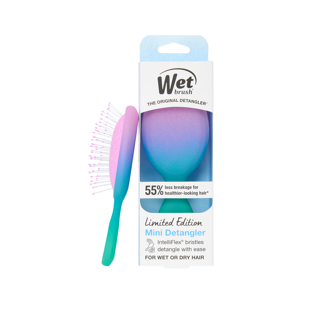 Wetbrush Mini Detangler - Electric Sky