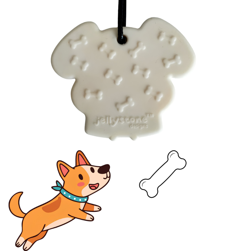 Bijtketting - Puppy - Blauw (medium)