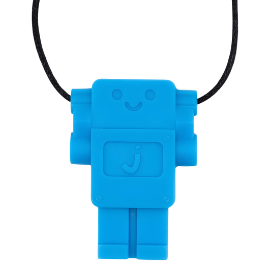 Bijtketting - Robot - Hawaiiaans blauw (classic)