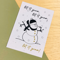 Bloeikaart feestdagen