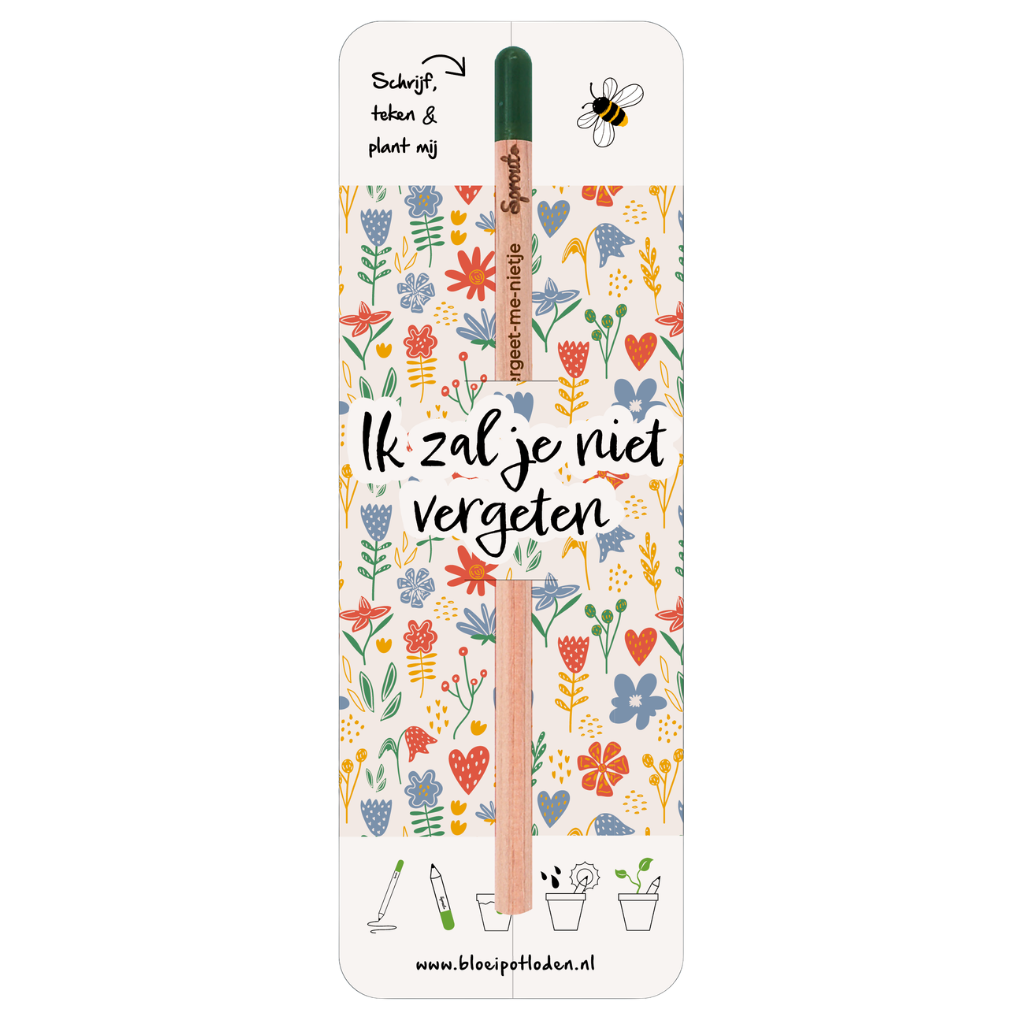 Bloeipotlood geschenkverpakking (ZONDER potlood)