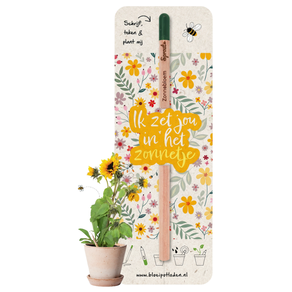 Bloeipotlood geschenkverpakking (ZONDER potlood)