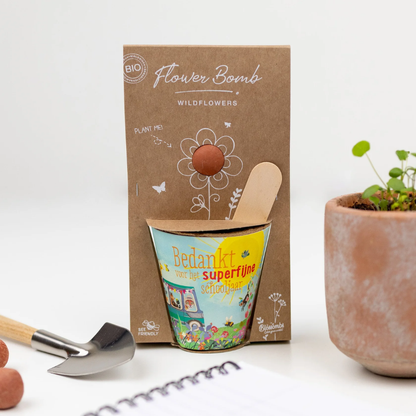 Blossombs bloembommetjes grow kit - Bedankt voor het superfijne schooljaar