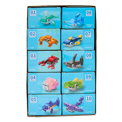 Bouwblokken Set Zeedieren voor Kinderen 10-in-1 (274 Stuks)