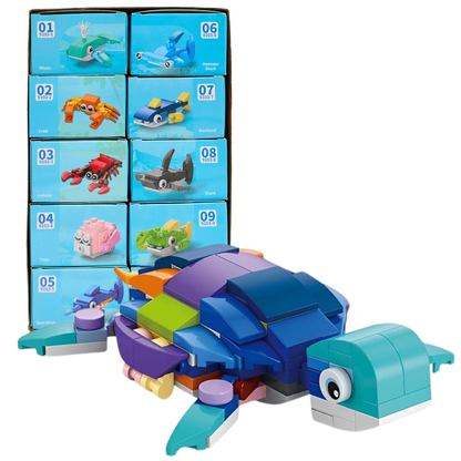 Bouwblokken Set Zeedieren voor Kinderen 10-in-1 (274 Stuks)