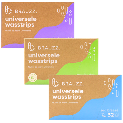 Brauzz wasstrips – 3 stuks - 96 wasbeurten
