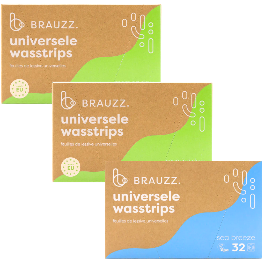 Brauzz wasstrips – 3 stuks - 96 wasbeurten