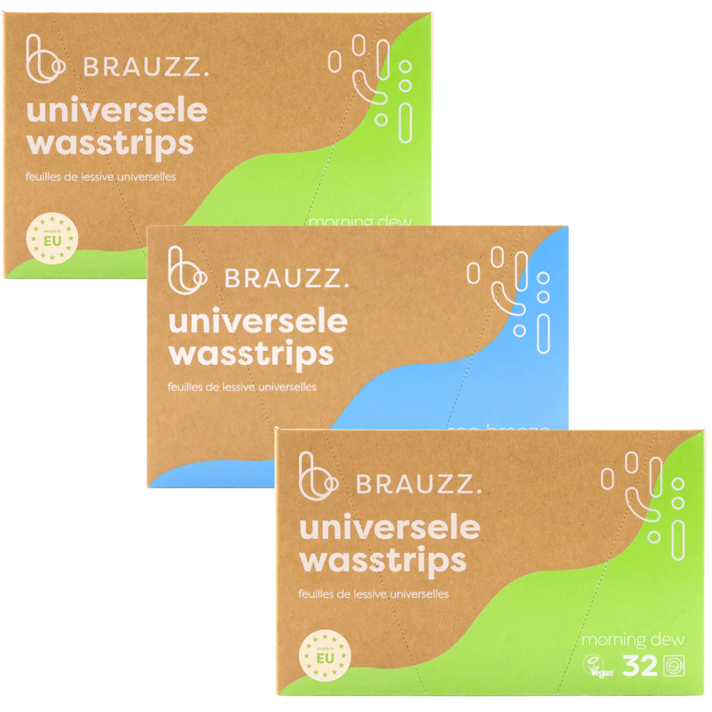 Brauzz wasstrips – 3 stuks - 96 wasbeurten