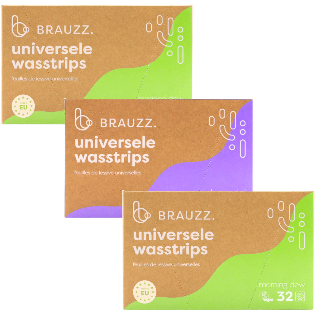 Brauzz wasstrips – 3 stuks - 96 wasbeurten