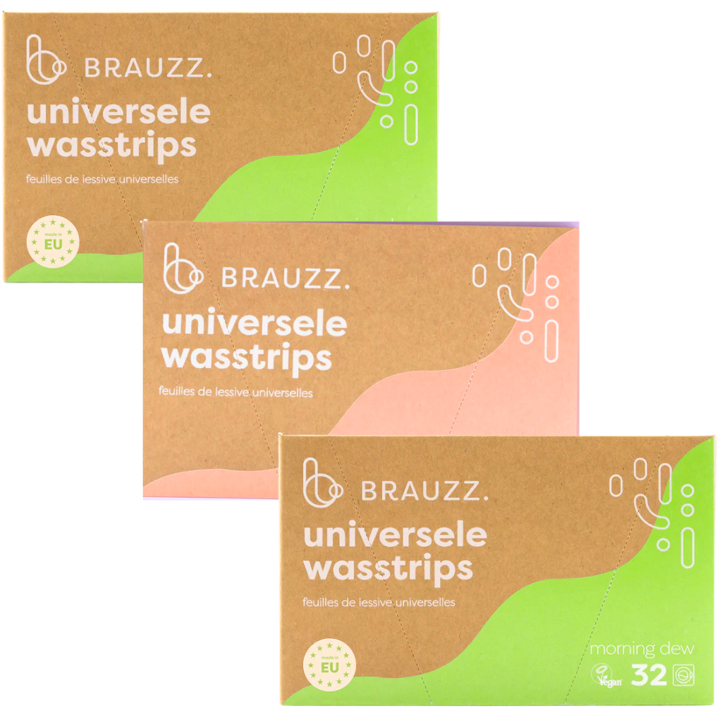 Brauzz wasstrips – 3 stuks - 96 wasbeurten