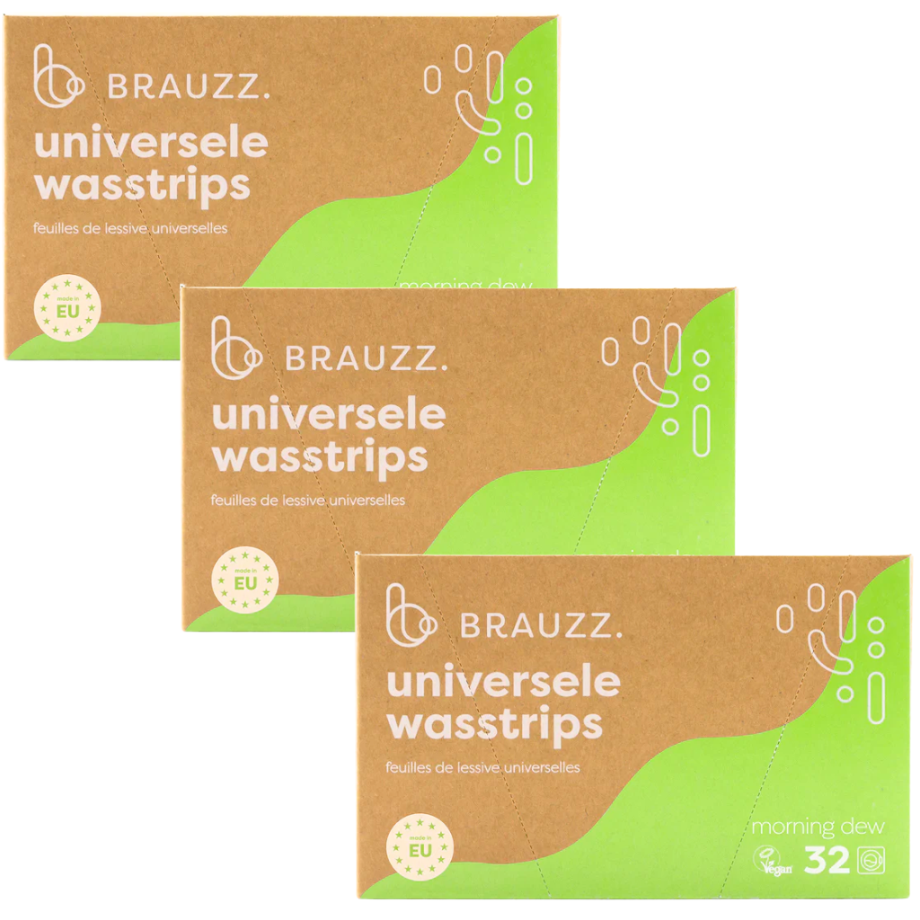 Brauzz wasstrips – 3 stuks - 96 wasbeurten