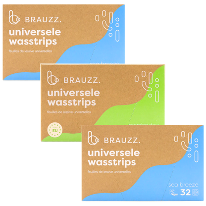 Brauzz wasstrips – 3 stuks - 96 wasbeurten