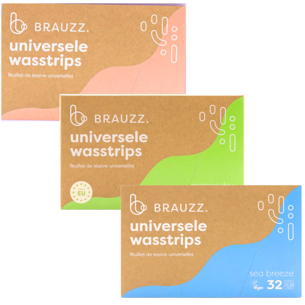 Brauzz wasstrips – 3 stuks - 96 wasbeurten