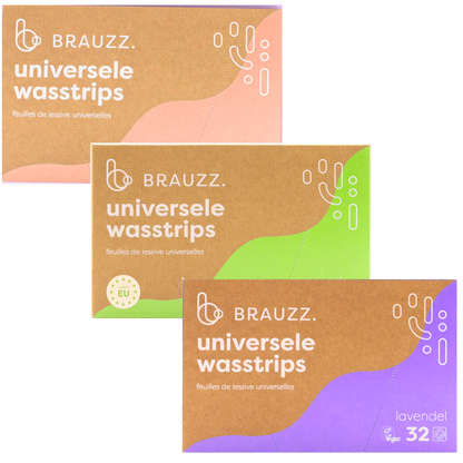 Brauzz wasstrips – 3 stuks - 96 wasbeurten