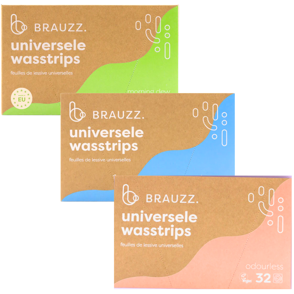 Brauzz wasstrips – 3 stuks - 96 wasbeurten