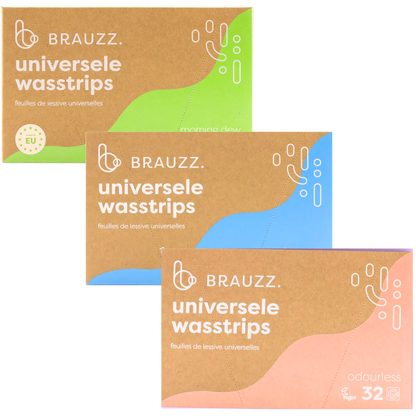 Brauzz wasstrips – 3 stuks - 96 wasbeurten