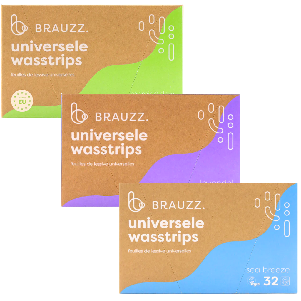 Brauzz wasstrips – 3 stuks - 96 wasbeurten