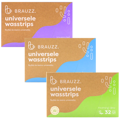 Brauzz wasstrips – 3 stuks - 96 wasbeurten