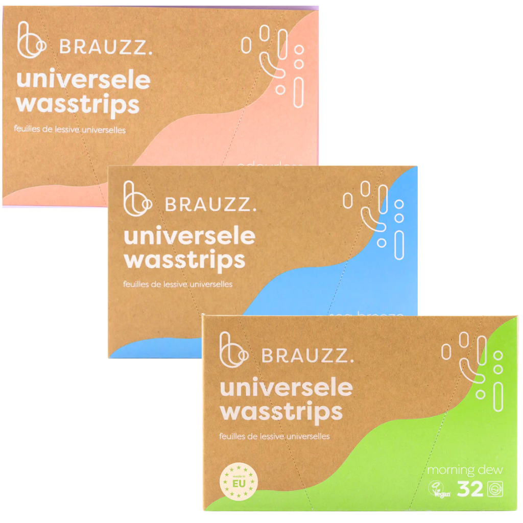 Brauzz wasstrips – 3 stuks - 96 wasbeurten