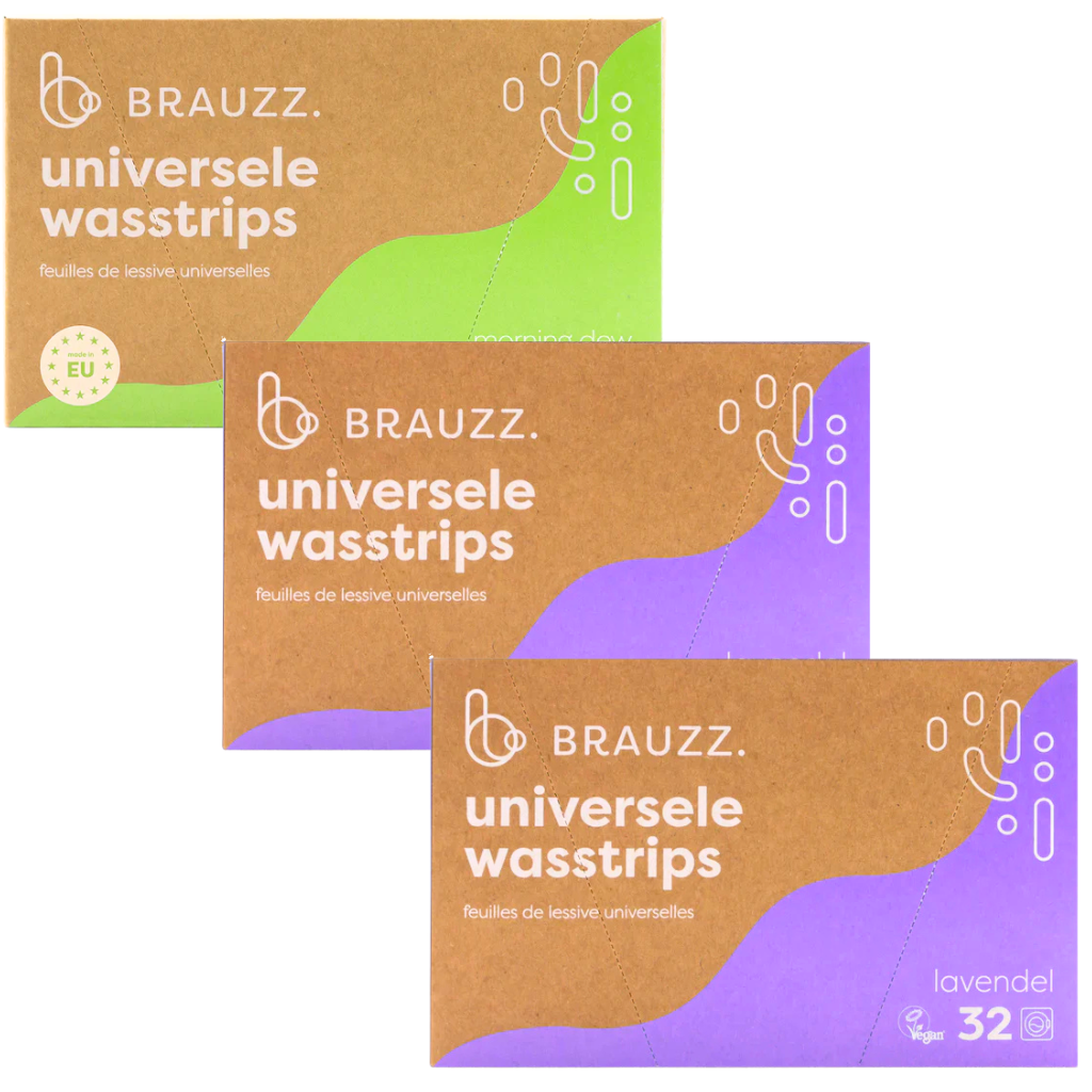 Brauzz wasstrips – 3 stuks - 96 wasbeurten